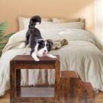 Pet Bunk Bed With Removable Step For Dogs And Cats, Multi-Level Bed Window Perch Seat Platform With Cushion And Cat Scratch Pad, Indoor Use - Image 4