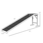 Ramp For Dog Bed, Pet Ramp For Dog With Non-slip Carpet And Top Platform - Image 4