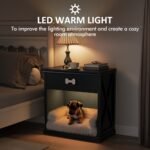 Vintage Small Locker With LED Lights And Pet Bed - Image 6