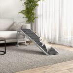 Ramp For Dog Bed, Pet Ramp For Dog With Non-slip Carpet And Top Platform - Image 3