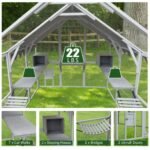 Outdoor Cat Room Cat Fence 110 Large Kitten Play Fence With Platform - Image 8