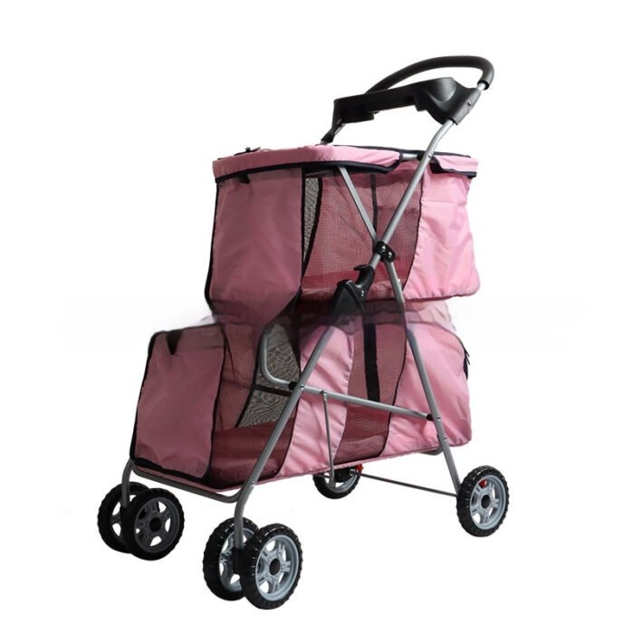 Lightweight Folding Small Pet Stroller - Image 4