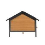 Outdoor Large Wooden Cabin House Style Wooden Dog Kennel With Porch - Image 3