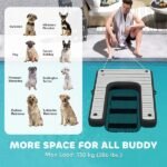 Inflatable Dog Boat Ramp Up To 286 Lbs, For Boat, Dock, Lake, Non-Slip, Safe & Easy - Image 5