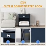 Vintage Small Locker With LED Lights And Pet Bed - Image 5