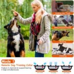 1Set 990FT Range Dog Wireless Fence Remote Training Collar IPX6 Waterproof Receiver With 0-9 Levels Beep Vibration Shock Mode 4 Channels Rechargeable Transmitter System - Image 3