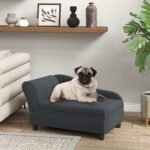 Pet Sofa Bed Couch With Storage, Pet Sofa For Cats And Small Dogs, Dark Gray - Image 3