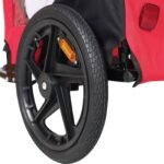 Bicycle Trailer For Pets Outdoor Foldable Dog Trailer With Reflectors - Image 7