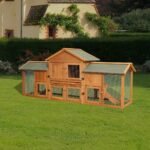 Extra Large Bunny Cage With 2 Runs House Small Animal Habitats For Guinea Pigs - Image 6