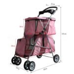 Lightweight Folding Small Pet Stroller - Image 6
