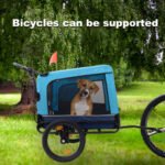 Outdoor Heavy Duty Foldable Utility Pet Stroller Dog Carriers Bicycle Trailer - Image 3