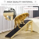 Ramp For Dog Bed, Pet Ramp For Dog With Non-slip Carpet And Top Platform - Image 7