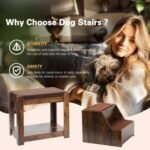 Pet Bunk Bed With Removable Step For Dogs And Cats, Multi-Level Bed Window Perch Seat Platform With Cushion And Cat Scratch Pad, Indoor Use - Image 5