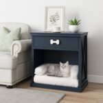 Vintage Small Locker With LED Lights And Pet Bed - Image 2