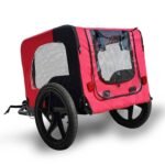 Bicycle Trailer For Pets Outdoor Foldable Dog Trailer With Reflectors - Image 9