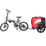 Bicycle Trailer For Pets Outdoor Foldable Dog Trailer With Reflectors - Image 6
