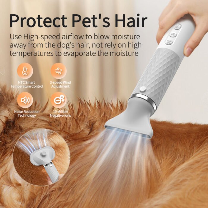 New Portable 2-in-1 Pet Hair Dryer - Image 3