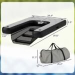 Inflatable Dog Boat Ramp Up To 286 Lbs, For Boat, Dock, Lake, Non-Slip, Safe & Easy - Image 3