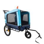 Outdoor Heavy Duty Foldable Utility Pet Stroller Dog Carriers Bicycle Trailer - Image 6