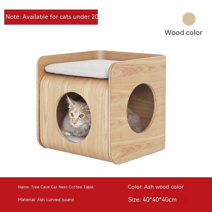 Four Seasons Universal Removable And Washable Wooden Pet Bed - Image 7