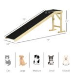 Ramp For Dog Bed, Pet Ramp For Dog With Non-slip Carpet And Top Platform - Image 5