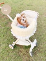 Pet Stroller Anti-dirty Towel Cushion Pillow Pure Cotton Three-piece Set For Cats And Dogs Removable And Washable Pad - Image 3