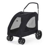 Pet Stroller Medium To Large Dogs Elderly Dog Disabled Walking Cat Out Lightweight Portable Foldable Dog Walking Car - Image 6