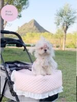 Pet Stroller Anti-dirty Towel Cushion Pillow Pure Cotton Three-piece Set For Cats And Dogs Removable And Washable Pad - Image 9