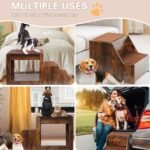 Pet Bunk Bed With Removable Step For Dogs And Cats, Multi-Level Bed Window Perch Seat Platform With Cushion And Cat Scratch Pad, Indoor Use - Image 6