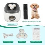 Only Supports Self Pickup Dog Ball Thrower, Automatic Ball Launcher, Indoor-Outdoor Interactive Dog Toy With Three Scopes, Includes Balls And A Data Cable, Grey-Green - Image 6